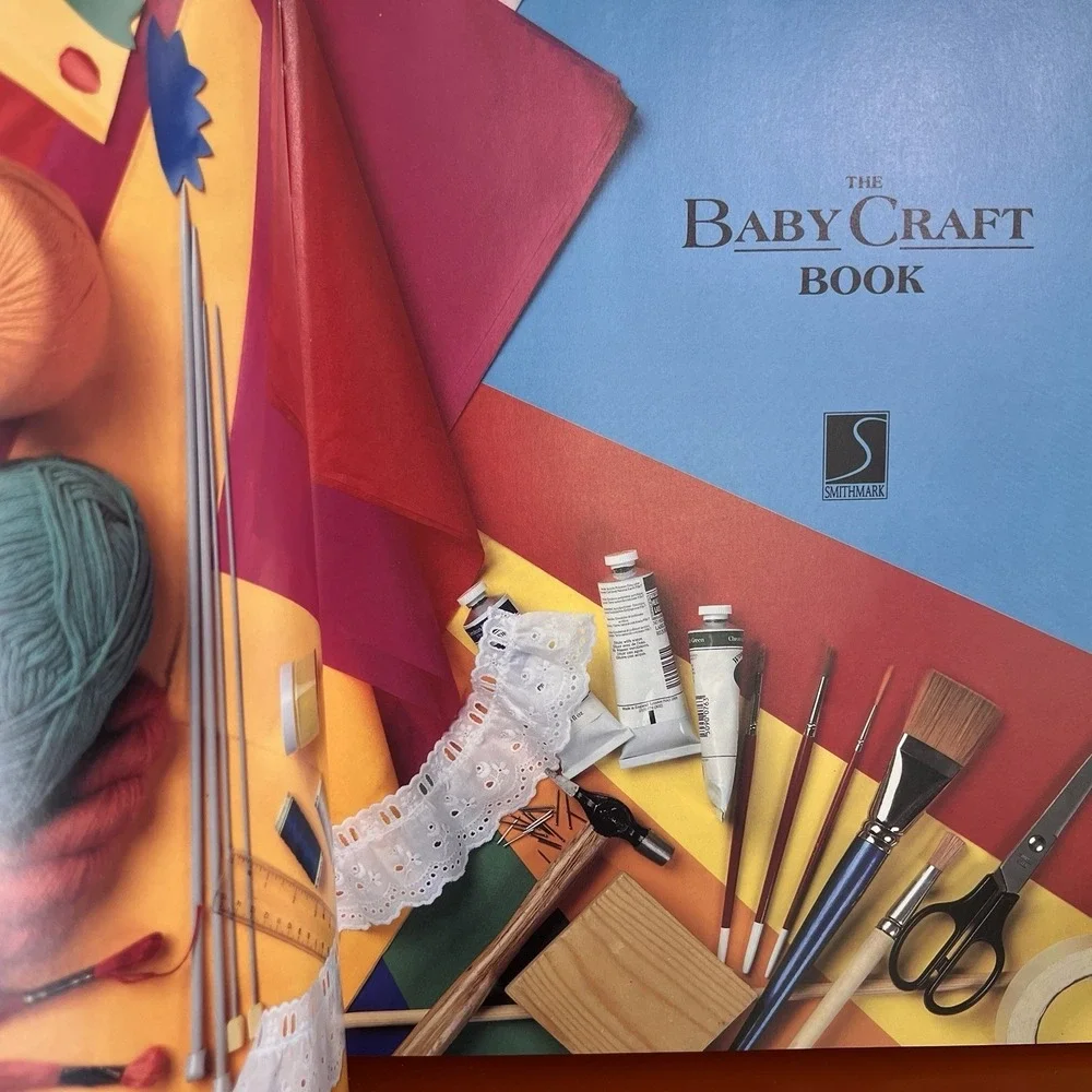 Vintage The Baby Craft Book Hardcover Baby crafts baby shower gift